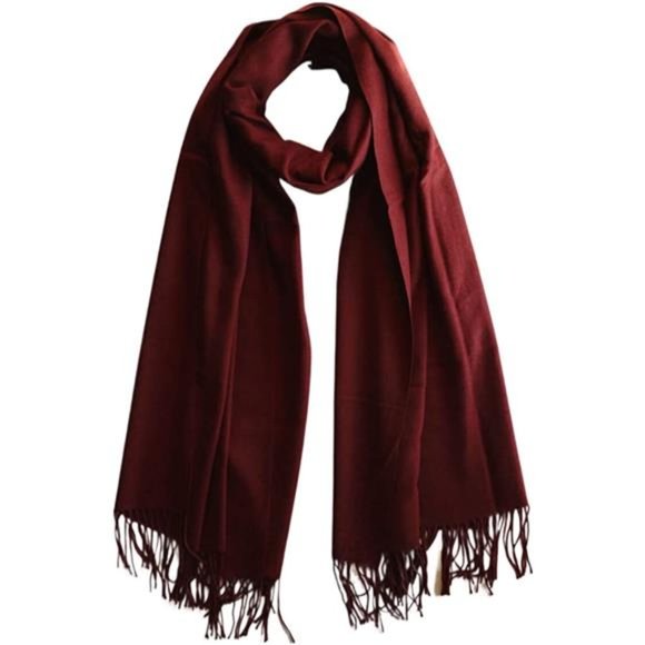 Womens Lightweight Winter Cashmere Feel Scarf Fashion Long Plaid Shawls Wraps